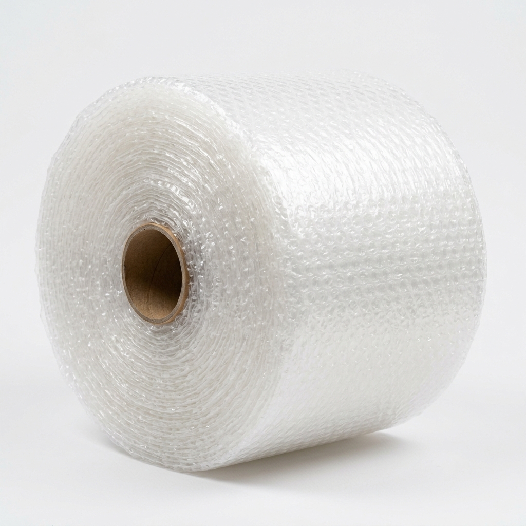 Protective Air Bubble Roll - Al Farhan Hardware Large roll of clear air bubble wrap protective packaging
