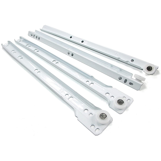 DRAWER RAILING WHITE FULL EXTENSION — Premium B2B Hardware Supply Al Farhan Hardware Trading — B2B wholesale drawer railing white full extension in Dubai UAE