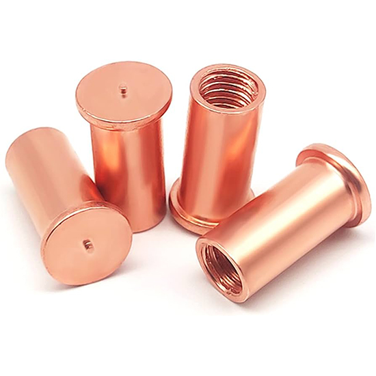 FASTNERS WELDING STUD COPPER FEMALE — Premium B2B Hardware Supply Al Farhan Hardware Trading — B2B wholesale fastners welding stud copper female in Dubai UAE