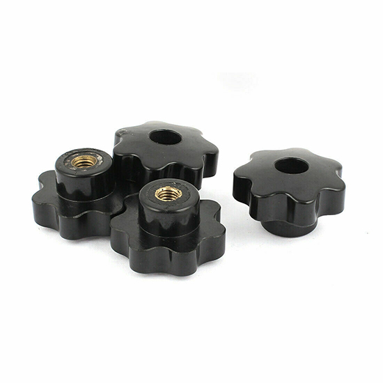 MACHINE KNOBS STAR KNOB FEMALE BLACKLITE HOLLO — Premium B2B Hardware Supply Al Farhan Hardware Trading — B2B wholesale machine knobs star knob female blacklite hollo in Dubai UAE