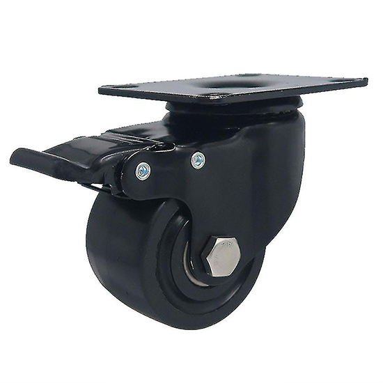 NYLON CASTOR BLACK H.D SW, BRK, FIX — Premium B2B Hardware Supply Al Farhan Hardware Trading — B2B wholesale nylon castor black h.d sw, brk, fix in Dubai UAE