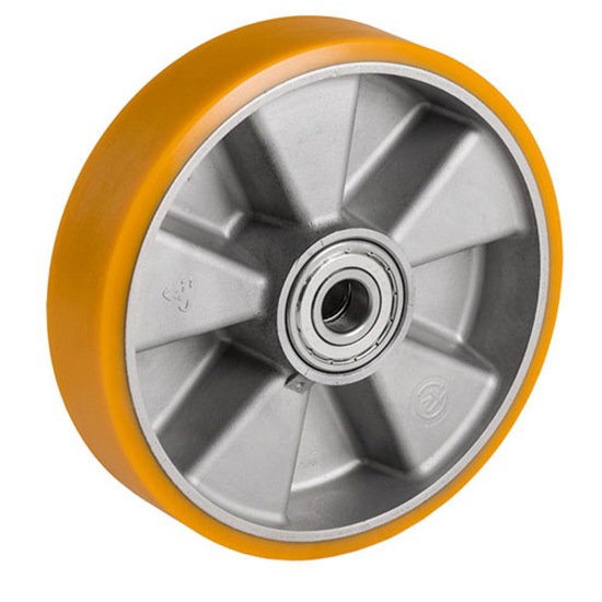 YELLOW PU ONLY WHEEL — Premium B2B Hardware Supply Al Farhan Hardware Trading — B2B wholesale yellow pu only wheel in Dubai UAE